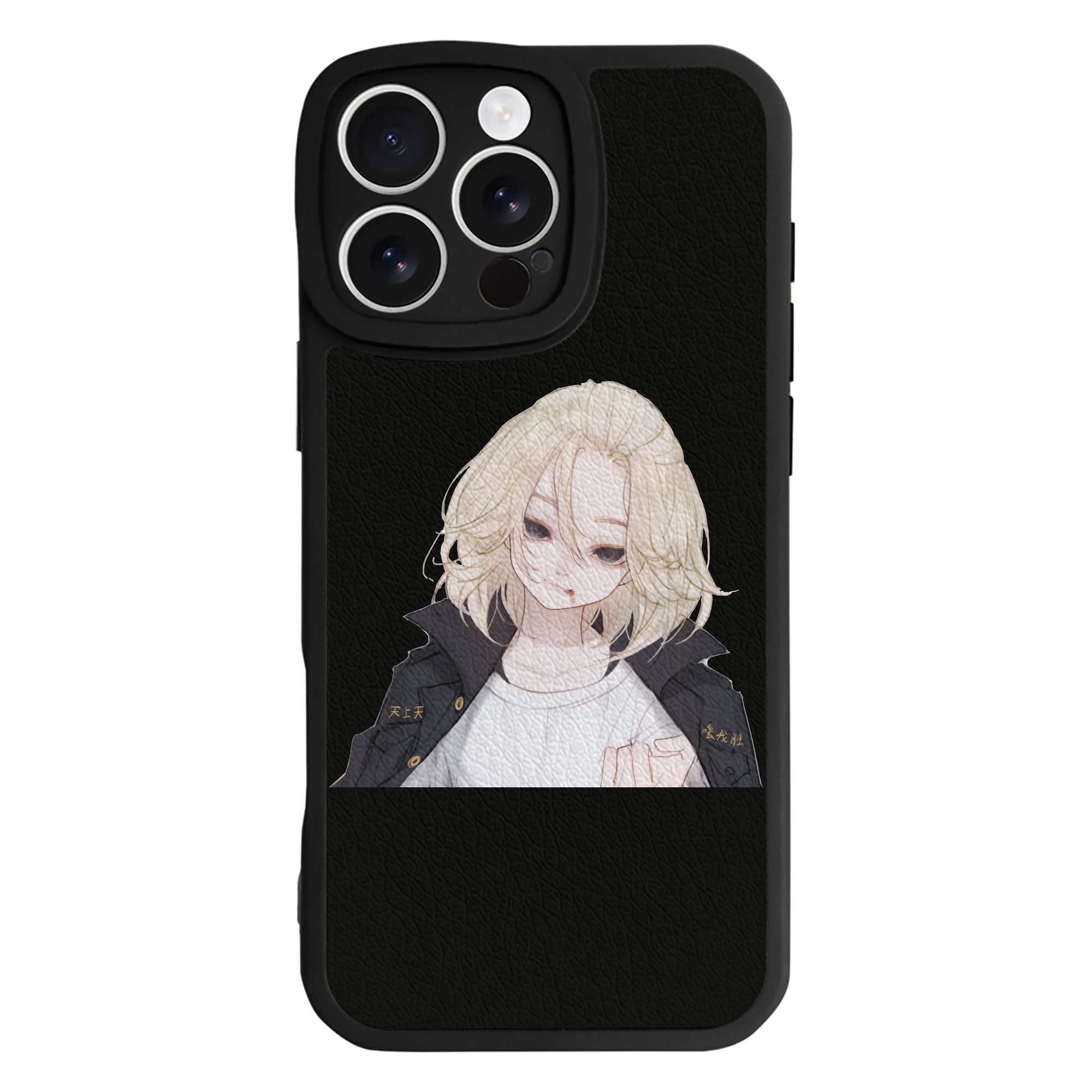 （画像用） 東京リベンジャーズ Tokyo Revengers 【iPhone 16シリーズ対応】シリコンスマホケース（レザー調） 材質：シリコン